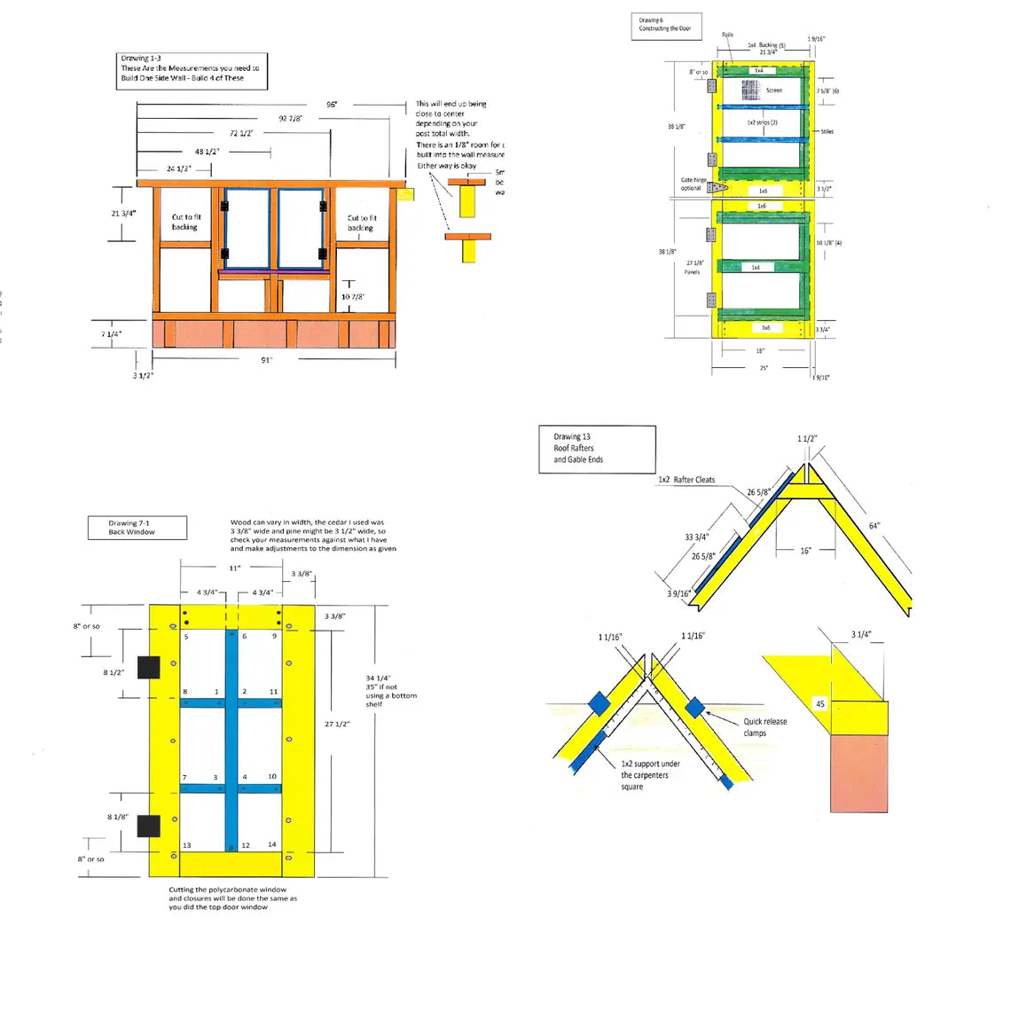 8' x 16' Greenhouse Plans, DIY, How to Build a Greenhouse