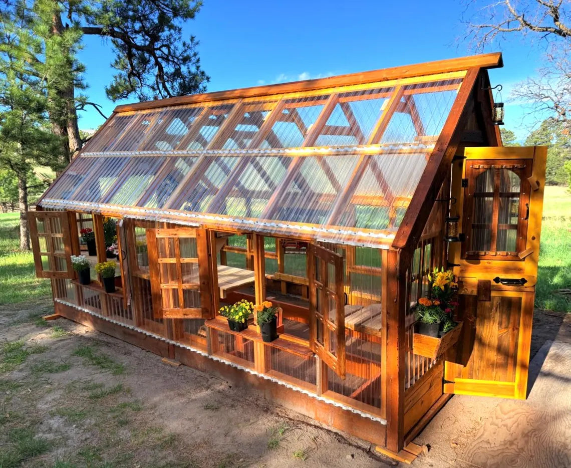 8' x 16' Greenhouse Plans, DIY, How to Build a Greenhouse