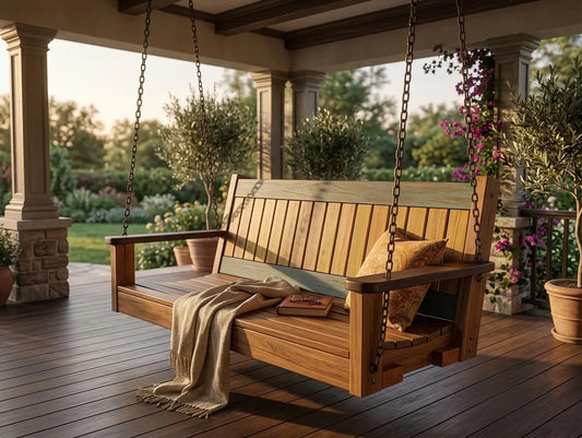 DIY Outdoor Swing Bench Plans (PDF File Download Only) | Porch Swing Woodworking Plans | Step-by-Step Guide | Patio Swing Bench DIY