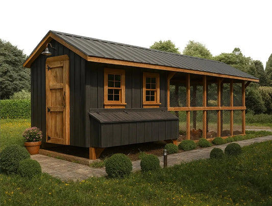 Chicken Coop Plans | 8x8 Walk-In Design + 8x16 Run | DIY Backyard PDF