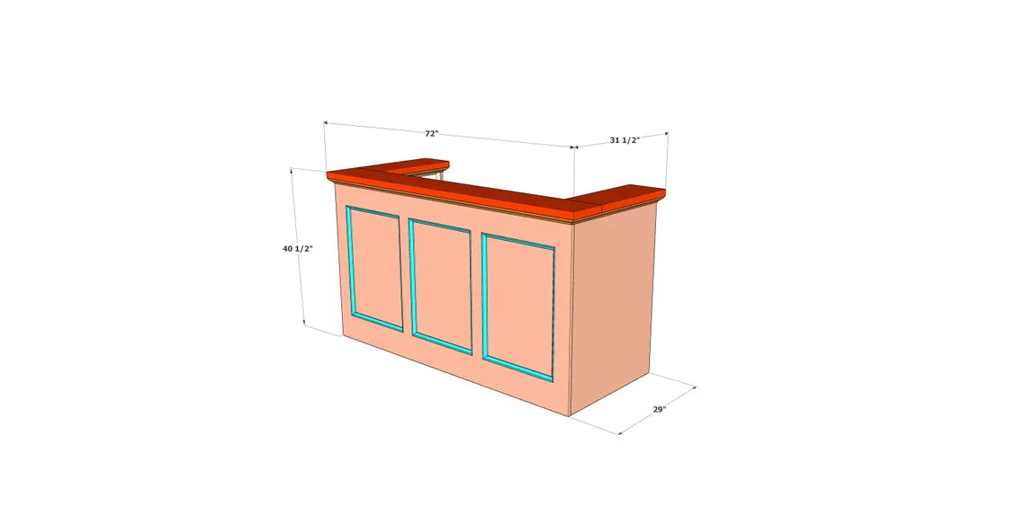 DIY Wedding Bar Plans | Elegant Event Bar Build Guide (Digital Download)
