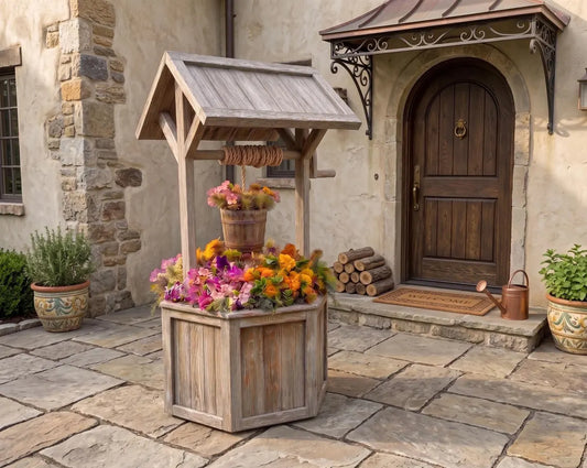 Wishing Well Planter Plan — DIY Garden Decor | Instant Download Woodworking Project