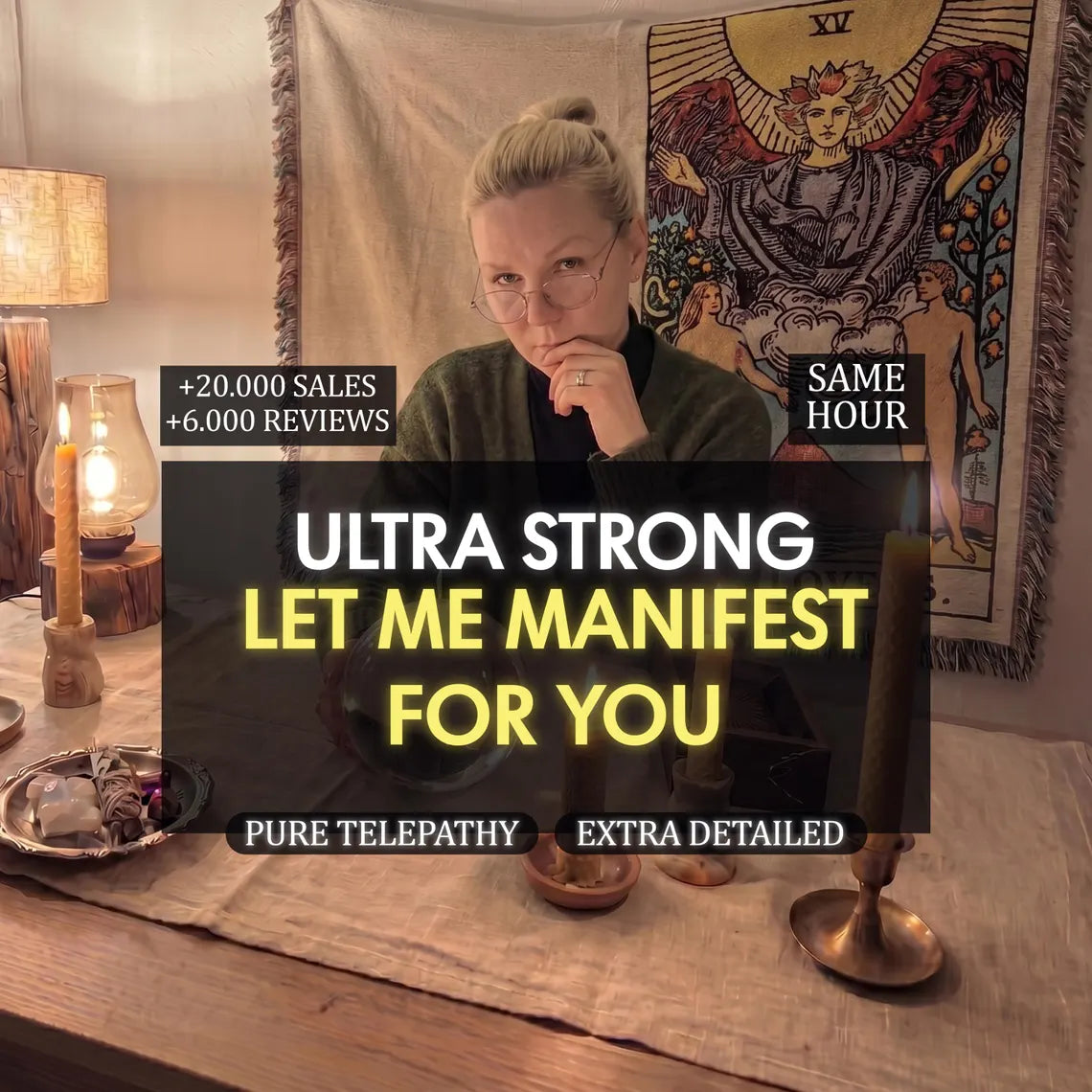 Let Me Manifest For You, Medium Reading, Psychic Reading, Personalized Ritual, Love, Luck, Career, for You, personalized, same hour  VIP Detailed + PDF