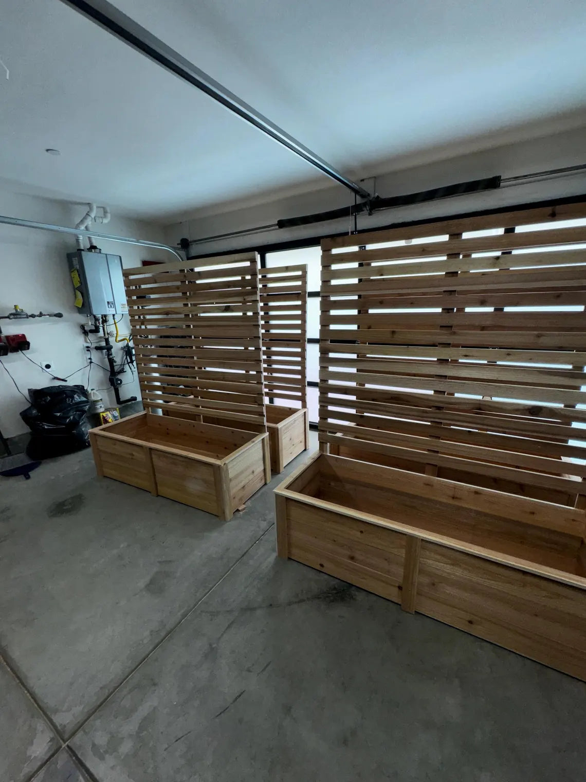 4ft Cedar Planter Box Plans with 6ft Privacy Screen – DIY Raised Garden Bed Blueprint, Outdoor Planter Build Guide, Woodworking Plans PDF